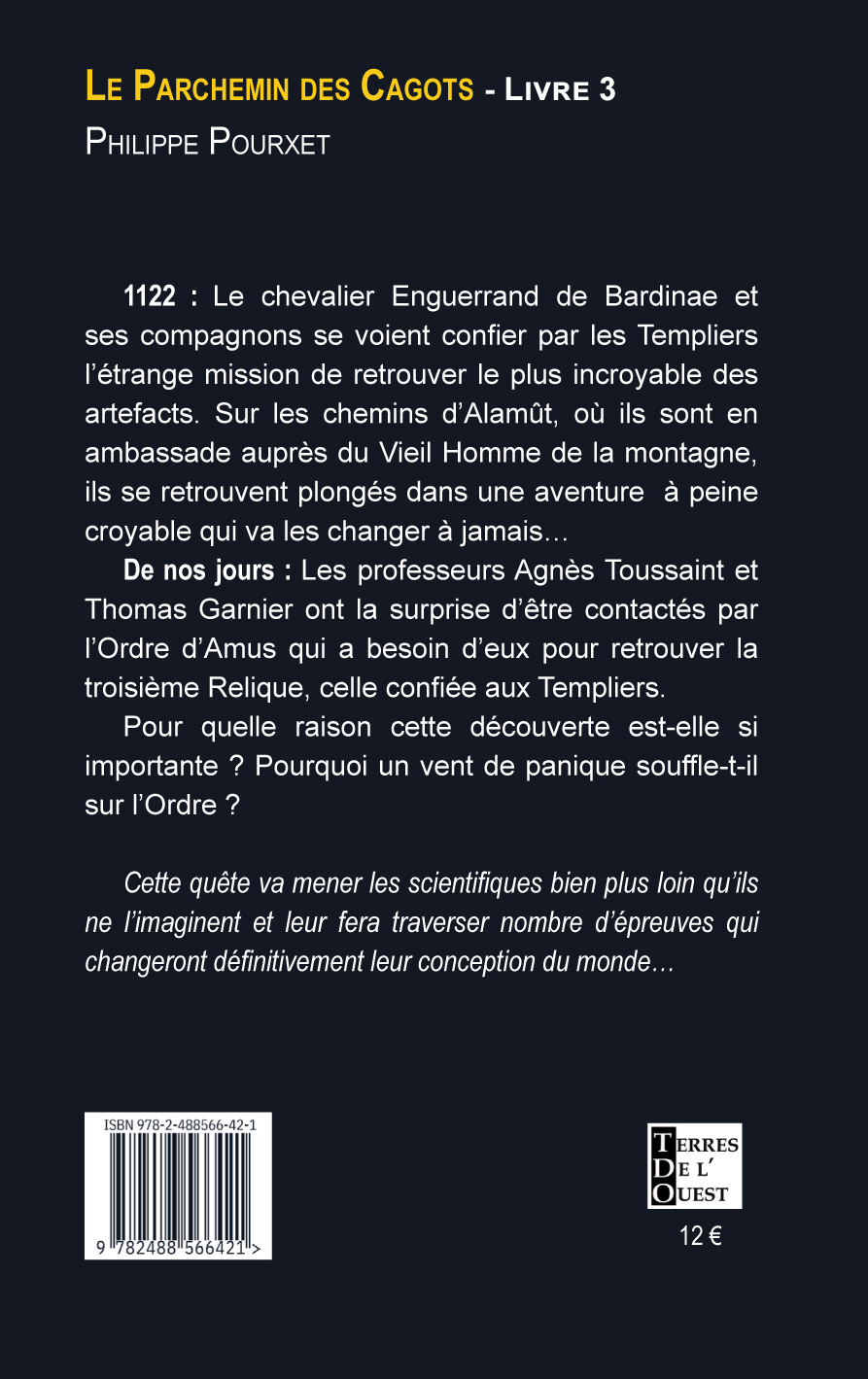 Le parchemin des Cagots livre 3 Le dernier secret du temple – Image 2